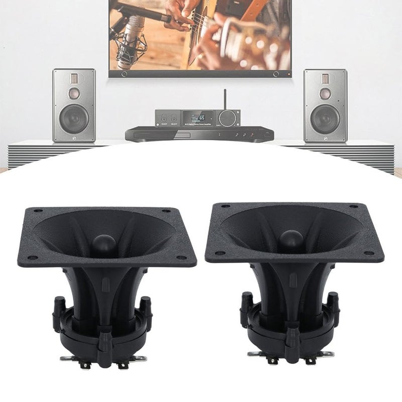 2Pcs 85mm 3 Inch 150W Piezoelectric Horn Tweeter Speaker Treble Buzzer - Image 2